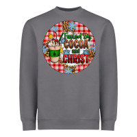 Storm christmas fueled by cocoa and christ ornament Heavyweight Sweatshirt - Artiststas