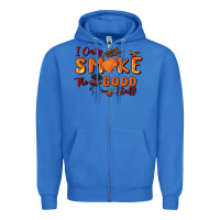 True Royal i only smoke the good stuff Zipper Hoodie - MaliasSmallBusiness