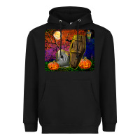 Black headstone and coffin mousepad Heavyweight Hoodie - BundleAndBundleShop