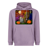 Lavender headstone and coffin mousepad Heavyweight Hoodie - BundleAndBundleShop