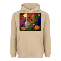 Mushroom headstone and coffin mousepad Heavyweight Hoodie - BundleAndBundleShop