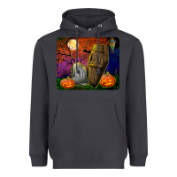 Smoke headstone and coffin mousepad Heavyweight Hoodie - BundleAndBundleShop