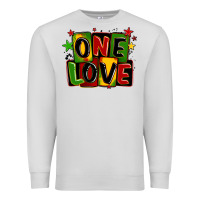 Dove Grey one love juneteenth Premium Sweatshirt - LillyAllenDesigns