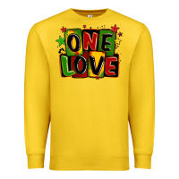 Lemon one love juneteenth Premium Sweatshirt - LillyAllenDesigns