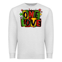 Oatmeal Heather one love juneteenth Premium Sweatshirt - LillyAllenDesigns