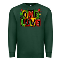 Sports Green one love juneteenth Premium Sweatshirt - LillyAllenDesigns
