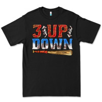 Black 3 up 3 down baseball Premium Tee - texasbilliewilder