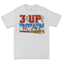 Dove Grey 3 up 3 down baseball Premium Tee - texasbilliewilder
