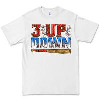 White 3 up 3 down baseball Premium Tee - texasbilliewilder