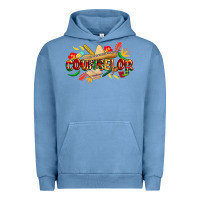 Pigment Pebble Blue cinco de mayo counselor Urban Hoodie - CowGirlArtShop