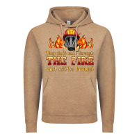 Vintage Coffee the fire with firefighter air mask Vintage Hoodie - HRA Design Shop