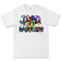 White dad of a warrior Premium Tee - Zillion Design Studio