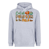Heather Grey cutest pumpkin in the patch Heavyweight Hoodie - BundleAndBundleShop