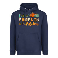 Navy cutest pumpkin in the patch Heavyweight Hoodie - BundleAndBundleShop