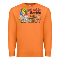 Carrot i just want to stay home and craft Premium Sweatshirt - LillyAllenDesigns