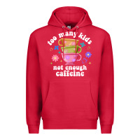 Cardinal too many kids not enough caffeine Premium Hoodie - JahusDesignShop
