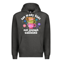 Charcoal Heather too many kids not enough caffeine Premium Hoodie - JahusDesignShop