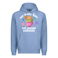 Colony Blue too many kids not enough caffeine Premium Hoodie - JahusDesignShop