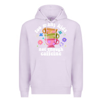 Lilac too many kids not enough caffeine Premium Hoodie - JahusDesignShop