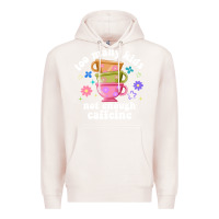 Pale Pink too many kids not enough caffeine Premium Hoodie - JahusDesignShop