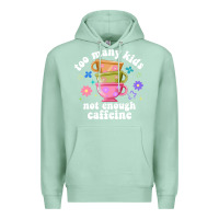 Seafoam too many kids not enough caffeine Premium Hoodie - JahusDesignShop