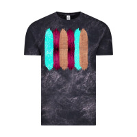 Cloud Black Colored Farm Life Purple Wood Jute Cyan Glitter Brush Strokes Vintage Tee - Bettercallsaul