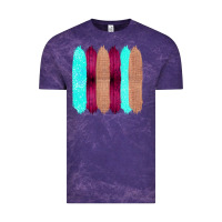 Cloud Purple Colored Farm Life Purple Wood Jute Cyan Glitter Brush Strokes Vintage Tee - Bettercallsaul