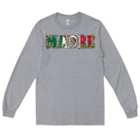 Heather Grey mexican flag madre Long Sleeve Tee - Jasminsmagicworld