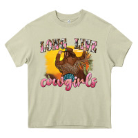 Mossy western long live cowgirls Heavy Core Tee - texasbilliewilder