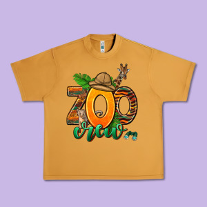 Zoo Crew Urban Heavy Tee Designed By Adodesignshop
