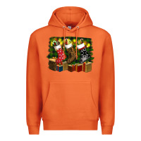 Carrot Christmas Santa Socks Premium Hoodie - RanaPortraitStore