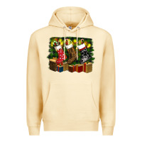 Pina Colada Christmas Santa Socks Premium Hoodie - RanaPortraitStore