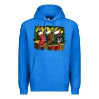 True Royal Christmas Santa Socks Premium Hoodie - RanaPortraitStore