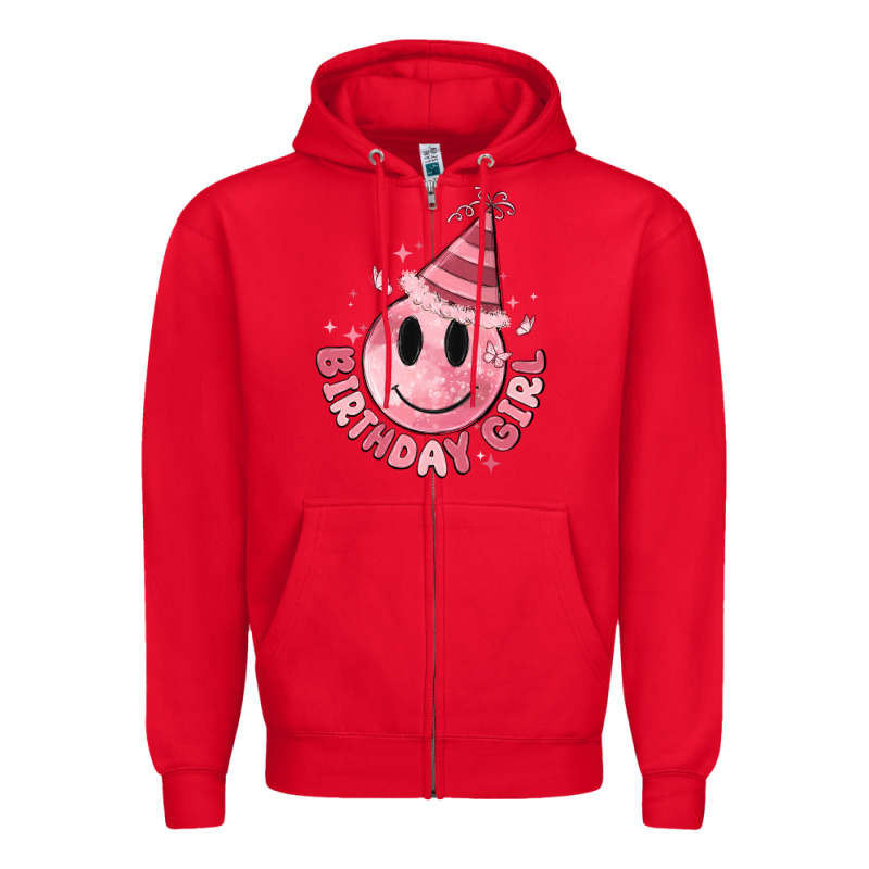 Birthday Girl Zipper Hoodie by MaliasSmallBusiness | Teevron