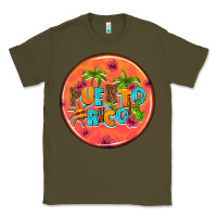 Army Green puerto rico coasters Classic Tee - AdoDesignShop