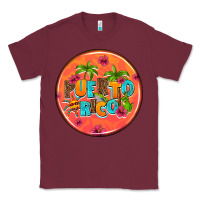 Burgundy puerto rico coasters Classic Tee - AdoDesignShop