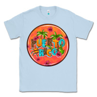 Dusty Blue puerto rico coasters Classic Tee - AdoDesignShop