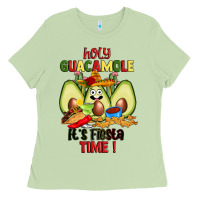 Holy Guacamole Its Fiesta Time Ladies Tee | Teevron