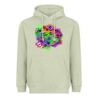 Matcha halloween candy patches Heavyweight Hoodie - BundleAndBundleShop