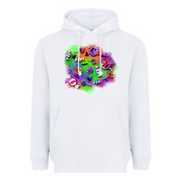 White halloween candy patches Heavyweight Hoodie - BundleAndBundleShop