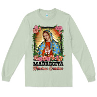 Matcha madrecita muchas gracias lady of Guadalupe Long Sleeve Tee - BarkalooDesign