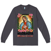 Smoke madrecita muchas gracias lady of Guadalupe Long Sleeve Tee - BarkalooDesign