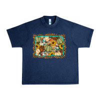 Navy Fall pumpkin Urban Heavy Tee - Artiststas