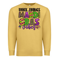 Antique Gold thick things mardi gras vibes Premium Sweatshirt - LillyAllenDesigns
