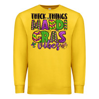 Lemon thick things mardi gras vibes Premium Sweatshirt - LillyAllenDesigns
