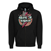 Black born to dance Zipper Hoodie - MaliasSmallBusiness
