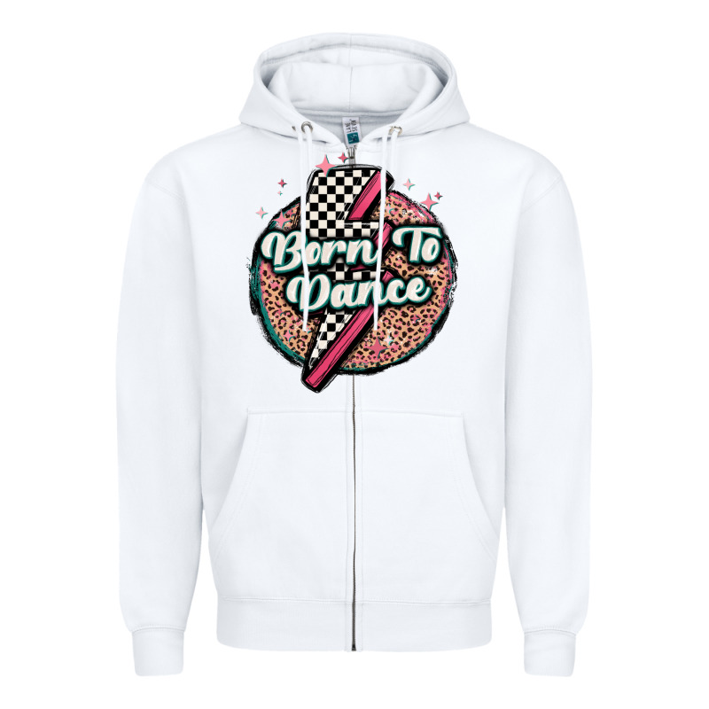 Born To Dance Zipper Hoodie by MaliasSmallBusiness | Teevron
