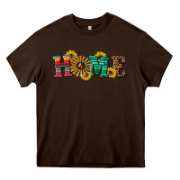 Chocolate Brown western home wind wheel Heavy Core Tee - Artiststas