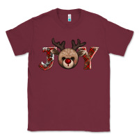 Burgundy joy reindeer Classic Tee - AdoDesignShop