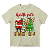 Mossy north pole reindeer farm Heavy Core Tee - Zillion Design Studio